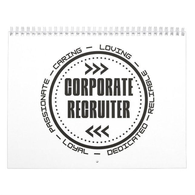 Amazing Corporate Recruiter Calendar (Cover)