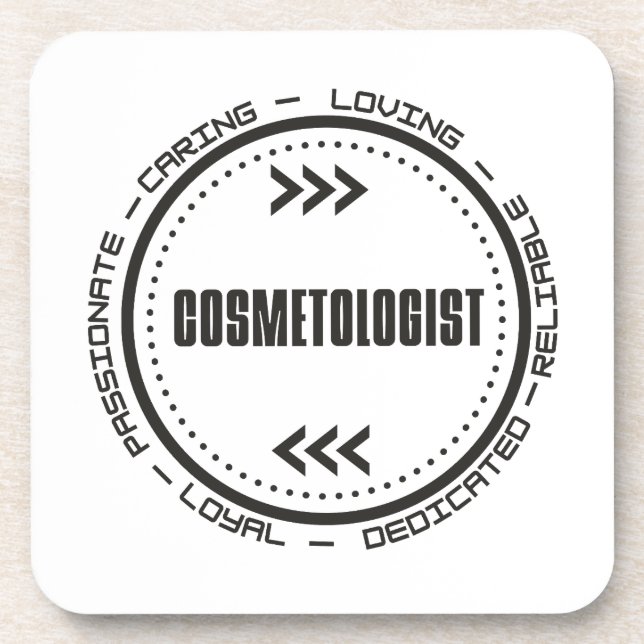Amazing Cosmetologist Coaster (Front)