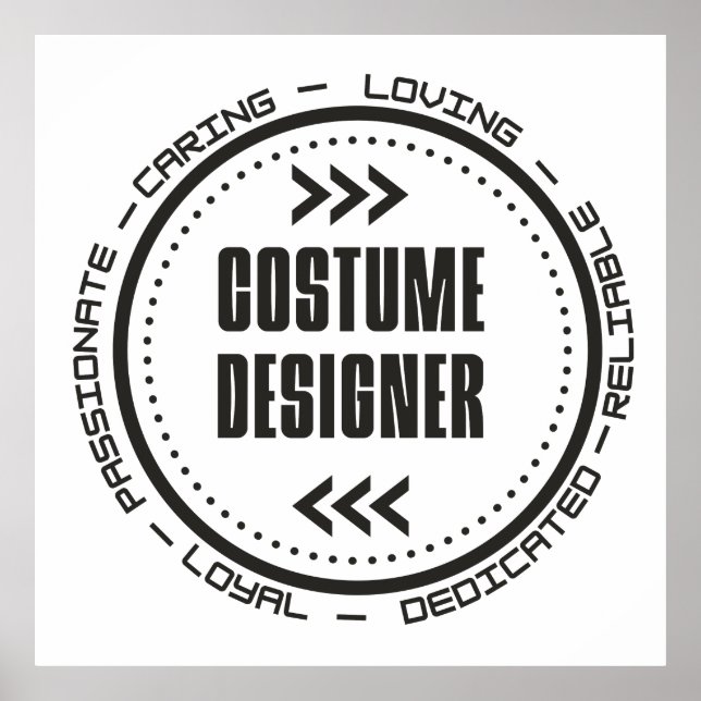 Amazing Costume Designer Poster (Front)
