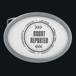 Amazing Court Reporter Belt Buckle<br><div class="desc">Super Cool Job Descriptions can Spice up your Office with a Little Humour and Creativity.</div>