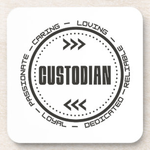 Amazing Custodian Coaster
