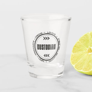 Amazing Custodian Shot Glass