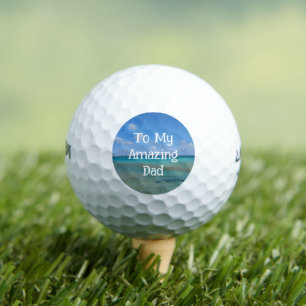 Amazing Dad Bermuda Turquoise Water Golf Balls