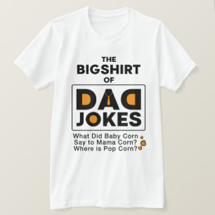 Amazing Dad Jokes Design Text Typography T-Shirt