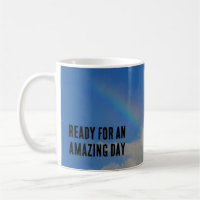 Amazing Day Morning Positivity Clouds Rainbow