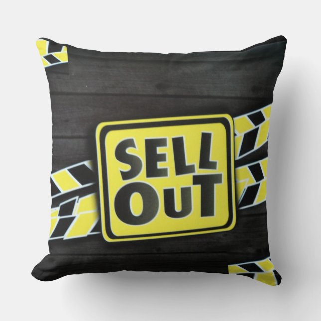 Amazing decor sold out Cotton Throw Pillow (Front)