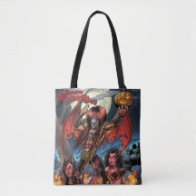 Amazing Demon Boy Art Tote Bag
