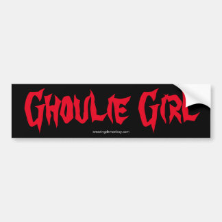 Amazing Demon Boy Ghoulie Girl Bumper Sticker