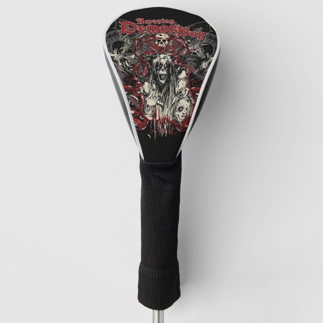 Amazing Demon Boy Rise of the Demon Golf Head Cover (Front)