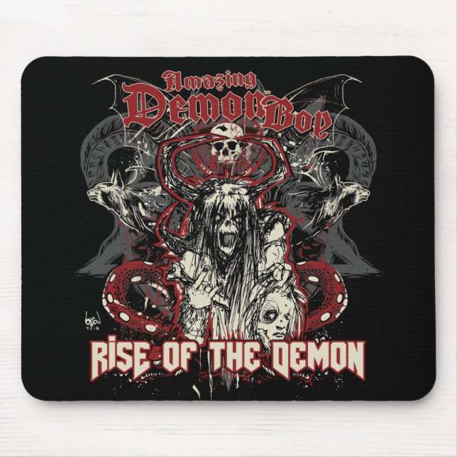 Amazing Demon Boy Rise of the Demon Mouse Pad (Front)