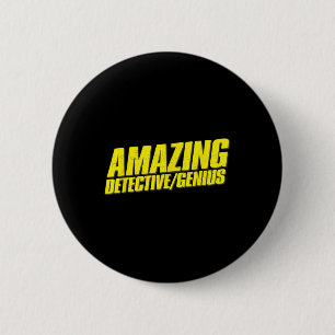 Amazing Detectivegenius Halloween Heist Winner Fan 2 Inch Round Button