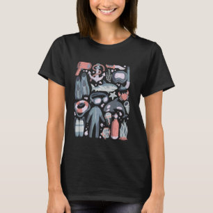 Amazing Diving Doodles Scuba Snorkelling Diving Eq T-Shirt