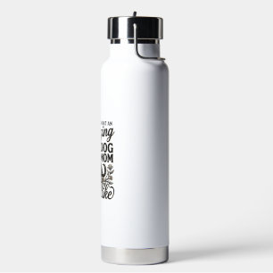Amazing Dog Mom Vintage Floral Dog Lover Design_1 Water Bottle
