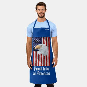 Amazing Eagle, The American Flag, Patriotic Apron