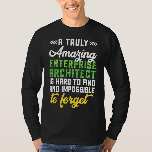 Amazing Enterprise Architect Computer Scientist Da T-Shirt (Front)