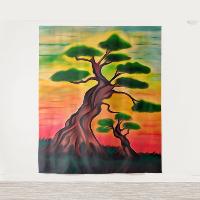 Amazing evening tapestry (Front)