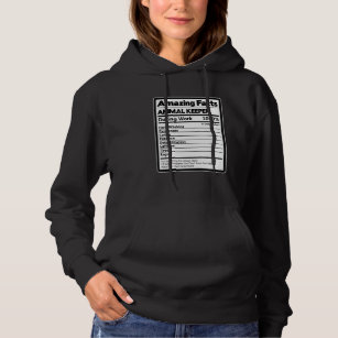Amazing Facts Animal Keeper During Work Zoo Keeper Hoodie