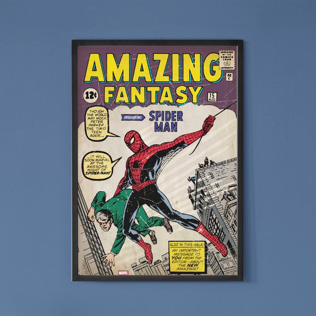 Amazing Fantasy Spider-Man Comic #15 Poster (Creator Uploaded)