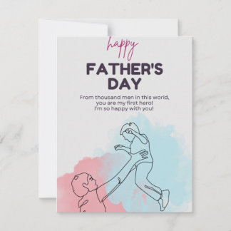 amazing fathers day card