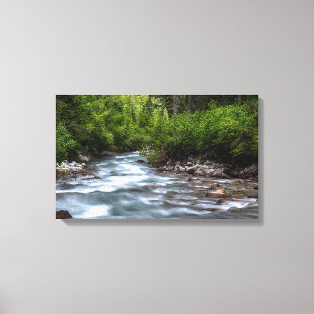 Amazing Forest River Canvas (Front)