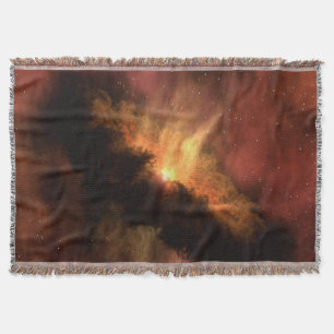 AMAZING GALAXY WITH BRIGHT STARS THROW BLANKET