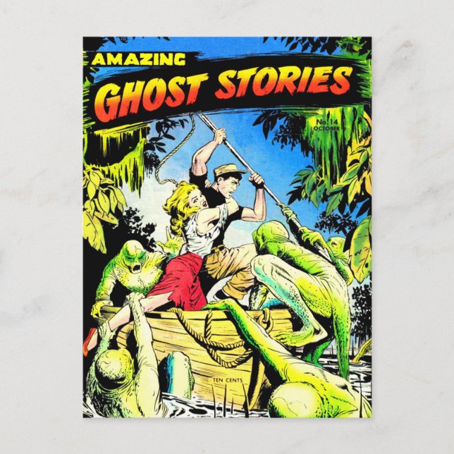 Amazing Ghost Stories Postcard (Front)