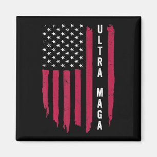 Amazing Going Out Made In USA Black American Flag  Magnet