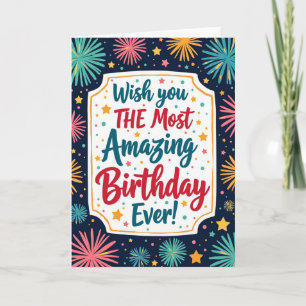 Amazing Gold Border Card