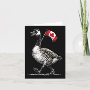 Amazing Goose Graphic For Canada Lovers  Card