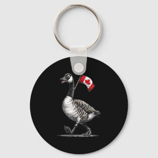 Amazing Goose Graphic For Canada Lovers Keychain