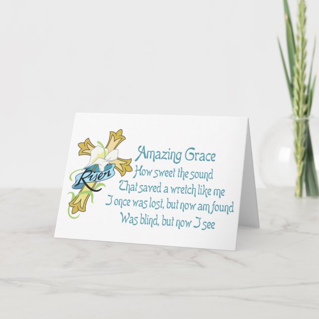 Amazing Grace Card (Front)