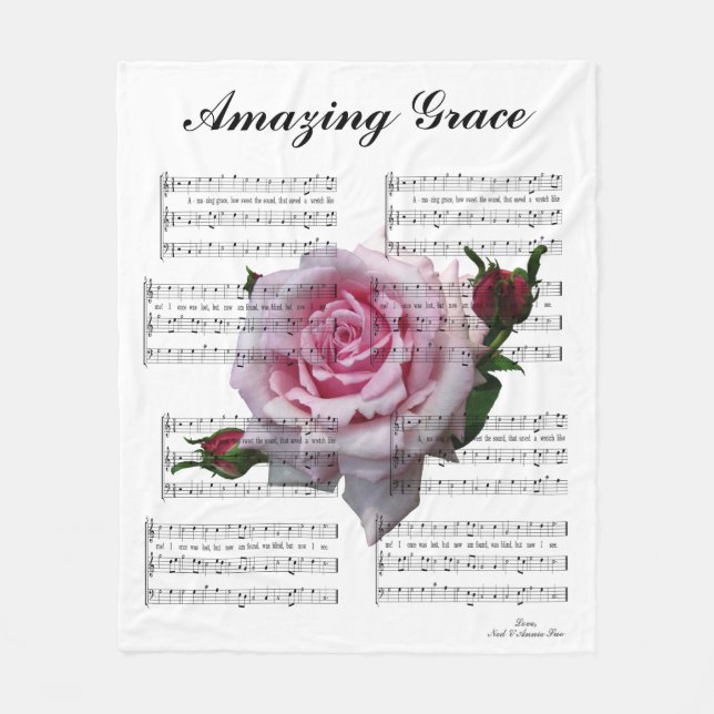 AMAZING GRACE FLEECE BLANKET (Front)