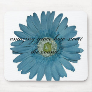 amazing grace flower mouse pad