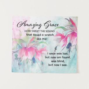 Amazing Grace How Sweet the Sound Christian Hymn Tapestry