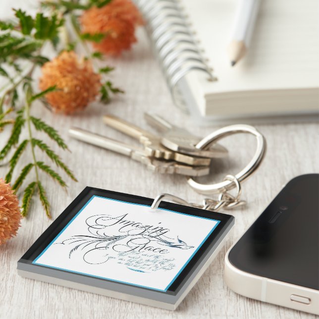 Amazing Grace Keychain (Front Right)