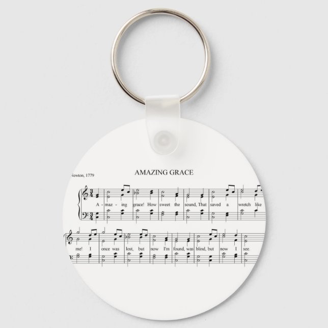 Amazing Grace Keychain (Front)