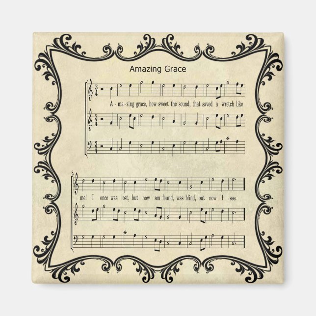 AMAZING GRACE MAGNET (Front)