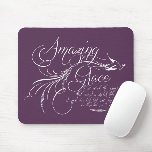 Amazing Grace   Mouse Pad (With Mouse)
