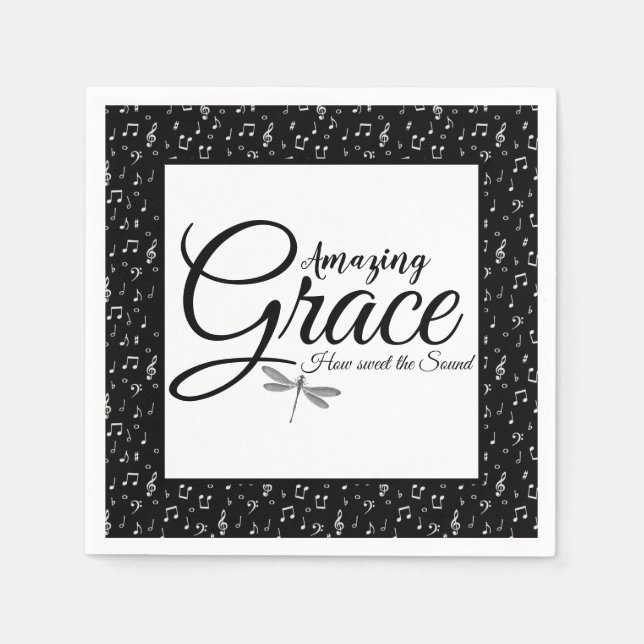 Amazing Grace  Napkin (Front)