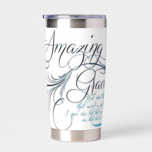 Amazing Grace personalized Insulated Tumbler (Right)