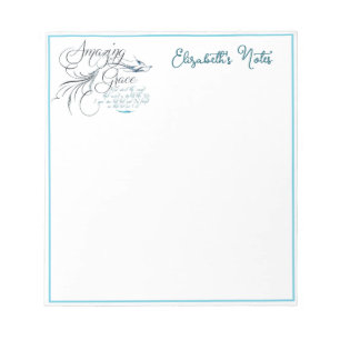 Amazing Grace personalized Notepad