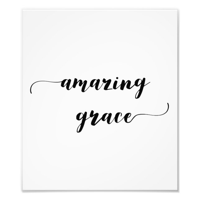 'Amazing Grace' Print (Front)