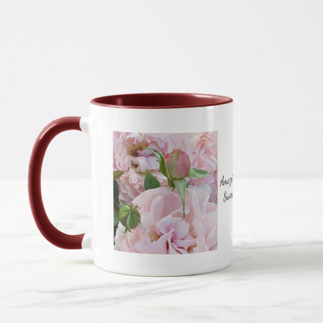 Amazing Grace Roses Mug SVG (Left)