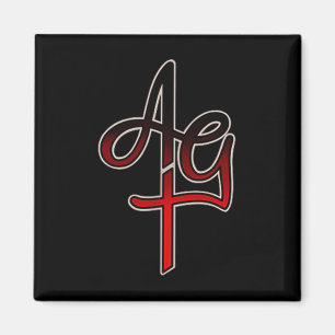 Amazing Grace Tattoo Bleeding Heart  Magnet