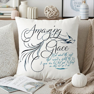 Amazing Grace Throw Pillow