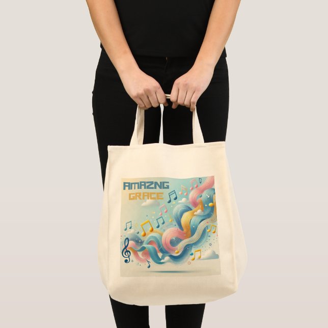 Amazing Grace Tote Bag – Fun Christian Merch (Front (Product))
