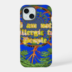 Amazing Hakuna Matata I am not allergic to people  iPhone 15 Case
