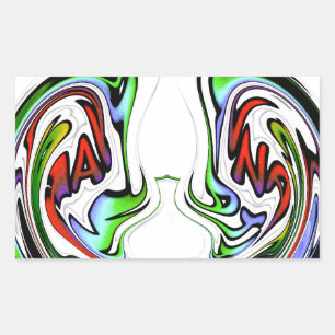 Amazing Hakuna Matata Whirl Art Print Sticker