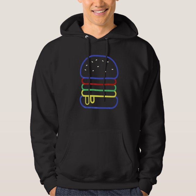Amazing Hamburger Cheat Day Cheat Day Hoodie (Front)