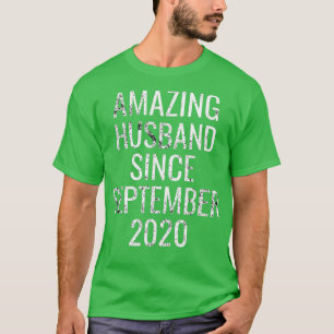 Amazing Husband Since September 2020 Present Gift T-Shirt